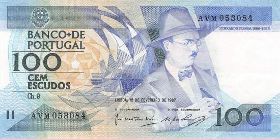 100 Escudos 12.2.1987